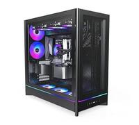 Boîtier PC - MONTECH - HS01 Pro - ATX - Haute circulation d'air - Design réversible - 5 ventilateurs ARGB PWM