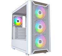 Boîtier PC - MONTECH - XR Wood - Midi-Tour - ARGB - Verre trempé - Blanc