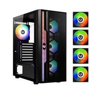 Boitier PC Moyen Tour Apollo (Noir) 4 Ventilateurs ARGB