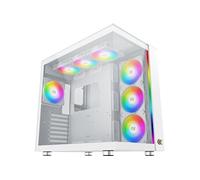 Xigmatek Boitier Moyen Tour E-ATX Aqua Ultra Air RGB avec panneaux vitrés (Blanc)