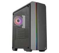 Boitier Moyen Tour ATX AeroCool Genesis v2 RGB avec panneau vitré (Noir)