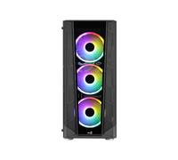 Boitier PC Moyen Tour ATX AeroCool Prism v2 RGB avec panneaux vitrés - Noir