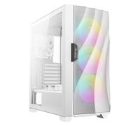 Boitier PC Moyen Tour ATX Antec Dark Fleet DF700 Flux RGB avec panneau vitré - Blanc