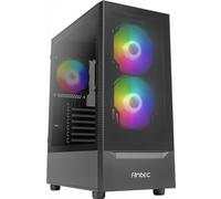 Boitier PC Moyen Tour ATX Antec NX410 RGB avec panneau vitré - Noir