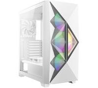 Boîtier PC Moyen Tour ATX avec panneau vitré Antec Dark Fleet DF800 Flux RGB - blanc - TU