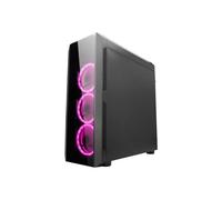 Boitier PC Moyen Tour ATX Chieftec Scorpion II GL-02B RGB avec panneaux vitrés - Noir