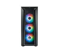 Cooler Master MasterBox 520 Mesh - Boîtier PC Moyen Tour Chassis ATX, 3 x Ventilateurs Préinstallés, Configuration du Flux d'Air, Panneau Avant mesh & Latéral Verre Trempé, Contrôleur ARGB - Noir