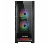 Boitier PC Moyen Tour ATX Cougar DuoFace RGB avec panneaux vitrés - Noir