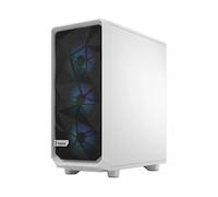 Boitier PC Moyen Tour ATX Fractal Design Meshify 2 Compact RGB avec panneau vitré - Blanc
