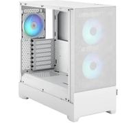 Boitier PC Moyen Tour ATX Fractal Design Pop Air RGB avec panneau vitré - Blanc