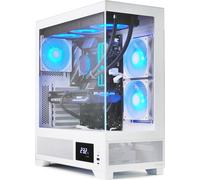 Boitier PC Moyen Tour ATX Gamdias Atlas M1 RGB avec panneaux vitrés - Blanc