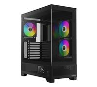 Boitier PC Moyen Tour ATX Gamdias Atlas M1 RGB avec panneaux vitrés - Noir