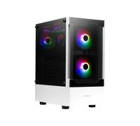 Boitier PC Moyen Tour ATX Gamdias Talos E3 RGB avec panneau vitré - Blanc