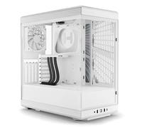 Boitier PC Moyen Tour ATX Hyte Y40 avec panneaux vitrés - Blanc