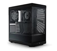 Boitier PC Moyen Tour ATX - HYTE Y40 (Noir/Noir) - Refroidissement personnalisé - Support GPU 4 emplacements