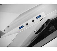 Boitier PC Moyen Tour ATX Mars Gaming MC-Titan RGB avec panneaux vitrés - Blanc