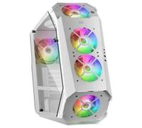 Boitier PC Moyen Tour ATX Mars Gaming MC51 RGB avec panneaux vitrés - Blanc