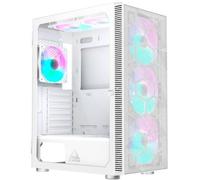 Montech Boîtier PC X3 Mesh – Moyen Tour ATX RGB Panneau Vitré Blanc