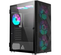 Boitier PC Moyen Tour ATX Montech X3 Mesh RGB avec panneaux vitrés - Noir