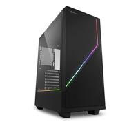 Boitier PC Moyen Tour ATX Sharkoon RGB Flow RGB avec panneau vitré - Noir