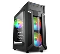 Boitier PC Moyen Tour ATX Sharkoon VG6-W RGB avec fenêtre - Noir