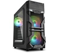 Boitier PC Moyen Tour ATX Sharkoon VG7-W RGB avec fenêtre - Noir