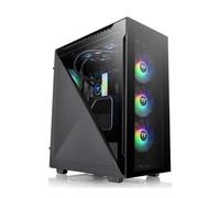 Boitier PC Moyen Tour ATX Thermaltake Divider 500 TG RGB avec panneau vitré - Noir