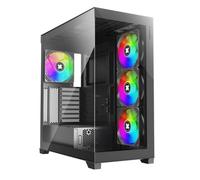 Boitier PC Moyen Tour ATX Xilence Gleam RGB avec panneaux vitrés - Noir