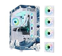 Boitier PC Moyen Tour BITFENIX CETO Premium Edition Wave (Blanc)