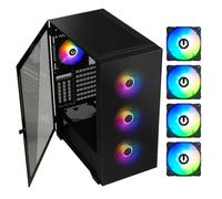 Boitier PC Moyen Tour BitFenix Flow (Noir) ARGB