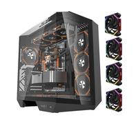 Boitier PC Moyen Tour DARKFLASH DY470 (Noir)