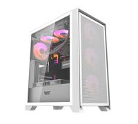 darkFlash Boitier sans alimentation DRX70 MESH Moyen tour ATX Blanc