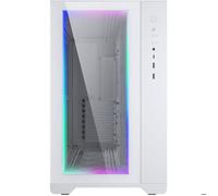 Magniumgear Boîtier ATX Neo Qube 2 IM – Double chambre, Infinity Mirror RGB, blanc