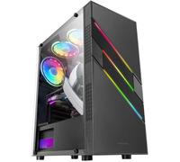 Boîtier PC Moyen Tour E-ATX - Mars Gaming - MC-U3 RGB - Panneau vitré - Noir - Taille unique