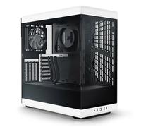 Boitier PC Moyen Tour HYTE Y40 (Noir/Blanc) - Support GPU 4 emplacements - Refroidissement efficace