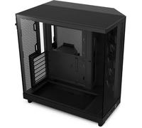 Boîtier PC moyen-tour - NZXT - H6 Flow - Double chambre - Panneaux en verre - 3 ventilateurs 120 mm - Noir/transparent