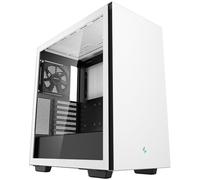 Boîtier PC Moyen Tour sans alim - DEEPCOOL CH510 (Blanc) - E-ATX/ATX/Micro ATX - 1x120mm - USB 3.0/HD Audio - Verre trempé