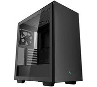 Boîtier PC Moyen Tour sans alim - DEEPCOOL CH510 (Noir) - E-ATX/ATX/Micro ATX - 1x120mm - USB 3.0/HD Audio - Verre trempé