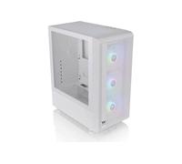 Boîtier PC Moyen Tour sans alim - S200 TG ARGB (Blanc) - ATX/Micro ATX - 3x120mm A-RGB - USB 3.0/2.0 - Verre trempé