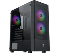 Boîtier PC Moyen Tour sans alim - XIGMATEK HERO II Air 3F (Noir) - ATX/Micro ATX - 3x120mm FRGB - Mesh - USB 3.0/2.0
