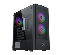 Boîtier PC Moyen Tour sans alim - XIGMATEK HERO II Air 3F (Noir) - ATX/Micro ATX - 3x120mm FRGB - Mesh - USB 3.0/2.0
