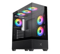 Xigmatek Boîtier Moyen Tour ATX Alphard – RGB, panneau vitré – Noir