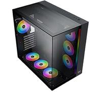 Boitier Moyen Tour E-ATX Xigmatek Aqua Ultra RGB avec panneaux vitrés (Noir)
