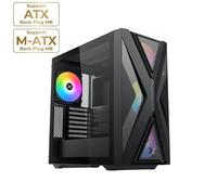 Boitier Moyen Tour E-ATX Xigmatek Hyperion RGB avec panneau vitré