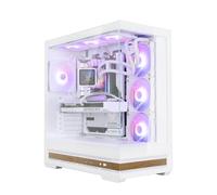 Zalman Boîtier PC Moyen Tour ATX P40 NAMU RGB avec panneaux vitrés Blanc