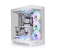 Thermaltake Boîtier PC Moyen Tour CTE E550 TG – E-ATX, panneaux vitrés – Blanc