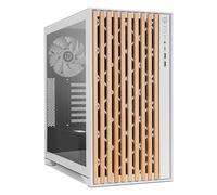 Nox Xtreme - Boîtier Hummer Element - Semitower ATX/M-ATX/ITX, verre trempé, 3x140mm, USB-C, blanc