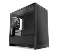 Boîtier PC NZXT H3 FLOW mini tour noir avec panneau latéral verre trempé