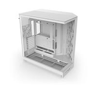 Boîtier PC NZXT H9 FLOW moyen tour blanc avec panneau latéral et avant verre trempé