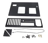 Boîtier PC Open Air - Support de Boîtier pour Cartes Mères ATX, MATX, ITX - Compatible avec Les Tailles 305 x 245 mm - Design Ouvert et Équipement Essentiel